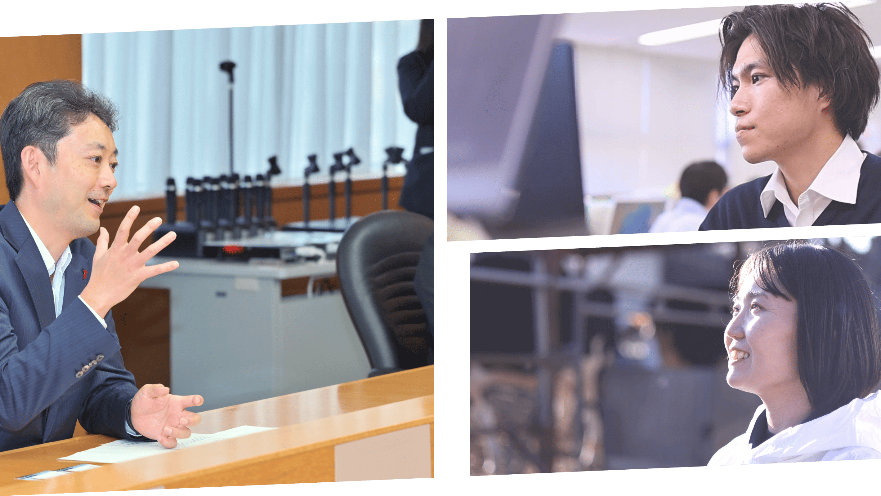 千葉県知事のメッセージ背景